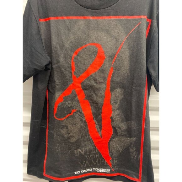 90's Vintage Interview With a Vampire Movie Promo T-Shirt Tom Cruise L Black - Picture 2 of 6